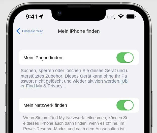 Mein iPhone finden