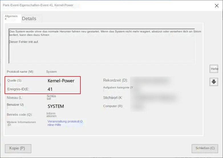 Kernel Power 41-Fehler Unter Windows 10? So Lösen Sie Das Problem ...