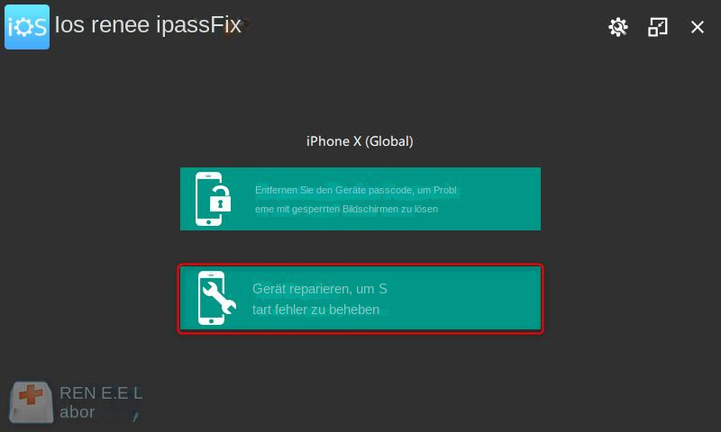 Gerät reparieren-Renee iPassFix