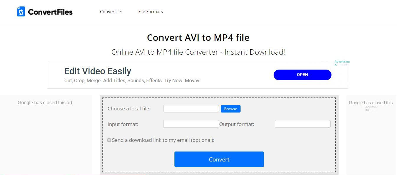 ConvertFiles Online-Formatkonvertierungstool