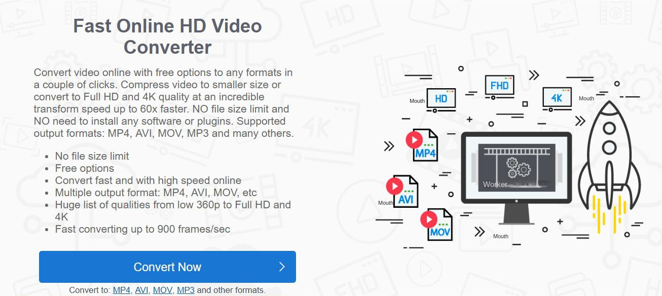 HDconvert.com Online-Formatkonvertierungstool