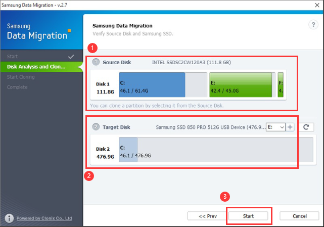 Samsung Datenmigrationsprogramm