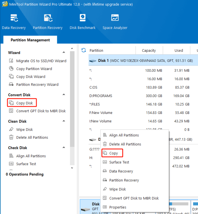 Mini-Tool Partitionsmanager