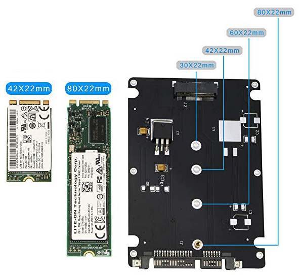 M.2 SSD Abmessungen