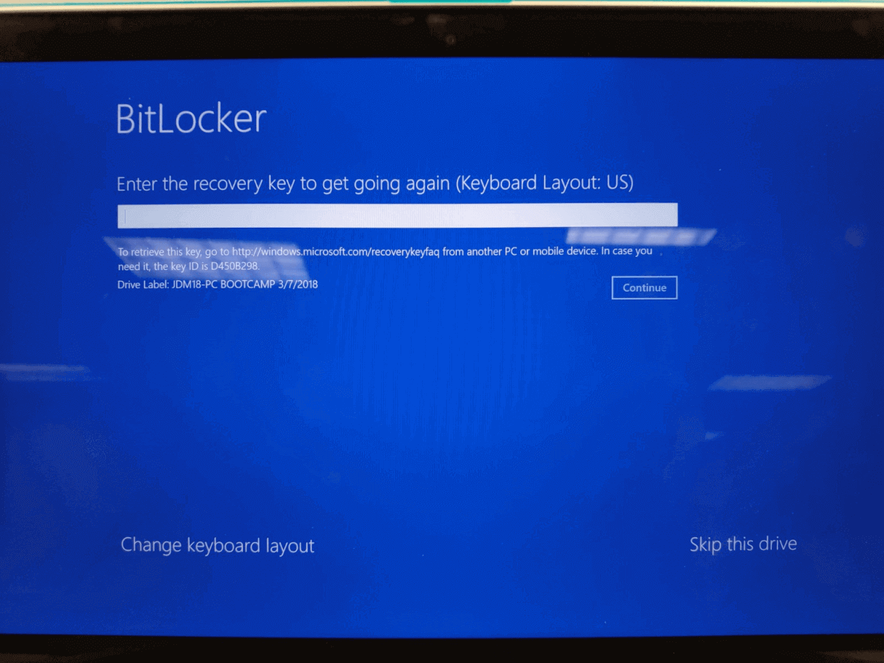 Bitlocker in der Windows-Wiederherstellungsumgebung entfernen