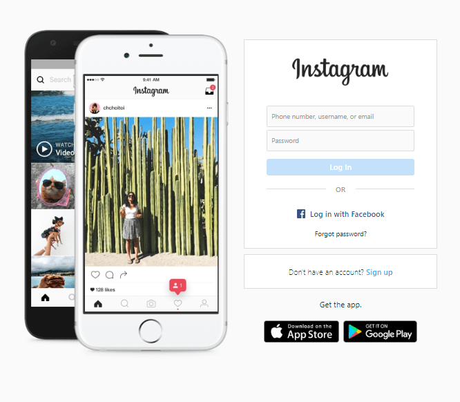 Anmelden, um das Instagram-Videoformat zu überprüfen