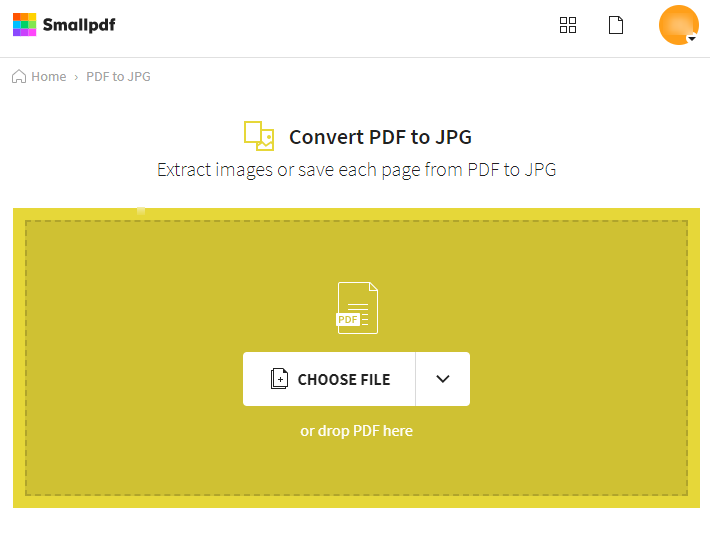 Zugang zu smallpdf to jpg erhalten