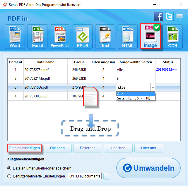 PDF in jpeg konvertieren mit renee pdf aide