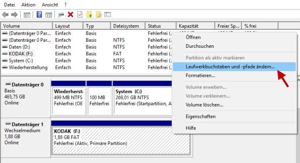 disk Management Change Driver Brief