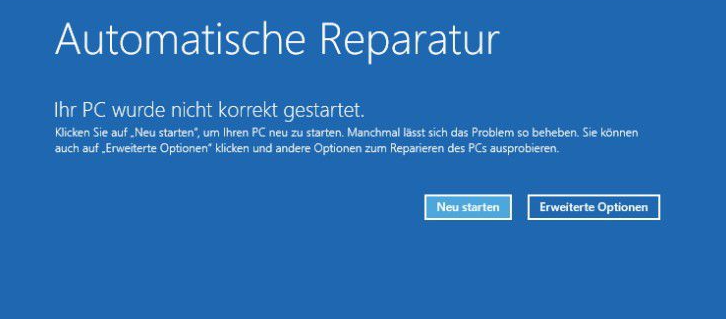 automatische Reparatur