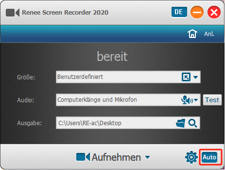 beste obs-Einstellungen für Streaming gehen zu renee auto screen recording software